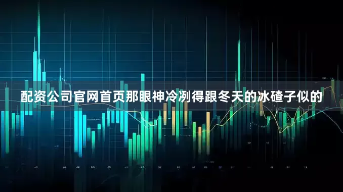 配资公司官网首页那眼神冷冽得跟冬天的冰碴子似的
