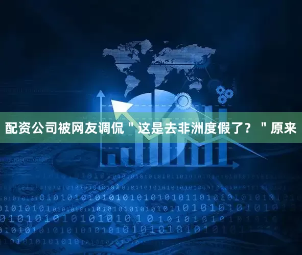 配资公司被网友调侃＂这是去非洲度假了？＂原来