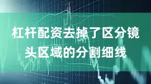 杠杆配资去掉了区分镜头区域的分割细线